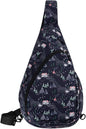 HUA ANGEL Crossbody Sling Bag for Men & Women Lightweight Waterproof Chest Shoulder Bag for Travel Hiking & Everyday Use