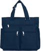 VOLGANIK ROCK Canvas Tote Bag Waterproof Nylon Multi Pocket Shoulder Bags Laptop Work Bag Teacher Purse Handbag for Women Men