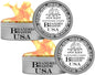 | Made in USA | Portable Mini Bonfire Campfire in a Can | Reusable & up to 5 Hours of Burn Time | Picnics Parties S'Mores Gifts Bushcraft Camping Survival Emergencies