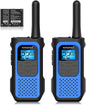 Walkie Talkies Long Rnage for Adults NOAA Wether Alert, Rechargeable Walkie Talkie 2 Way Radios 22 Channels VOX Scan with Li-ion Battery USB-C Cable Family Camping Hiking, 2 Pack