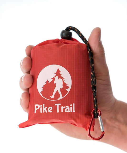 Pocket Blanket -Compact Picnic Blanket (60"x 56") - Sand Proof Beach Blanket / 100% Waterproof Ground Cover. Great Outdoor Blanket for Hiking, Camping, Picnics, Travel and Beach Trips!