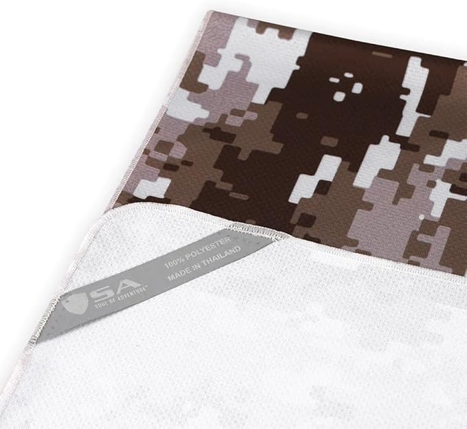 S A Cooling Performance Towel | Wet or Dry Cooling Towel for Outdoor Activities | Desert Digi Camo