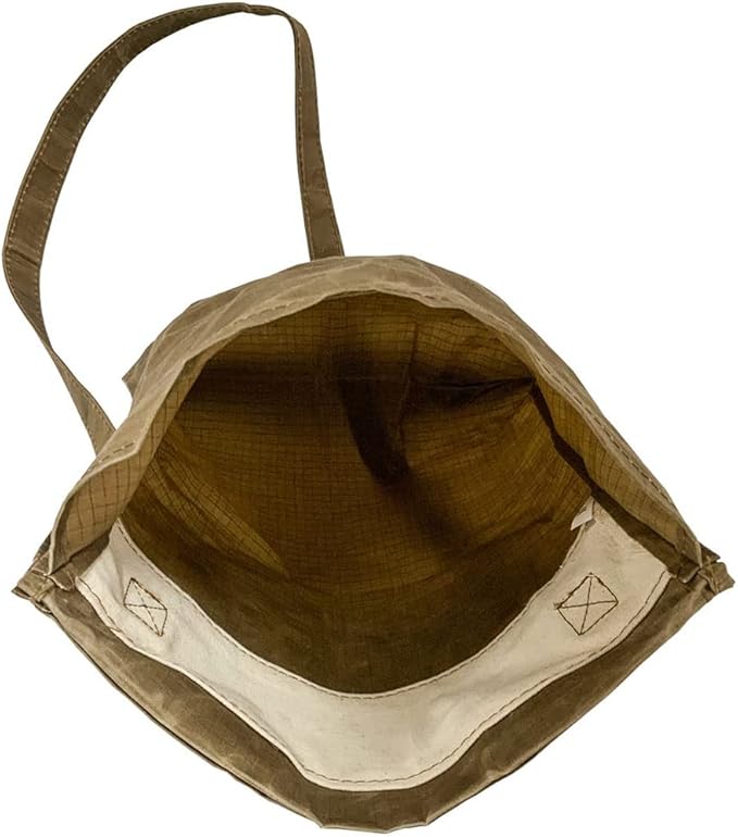 The Pathfinder School Durable Ripstop Waxed Canvas Bag - Haversack - Bushcraft Gear - Single Strap Hiking Pack Gathering Bag - Pathfinder Survival Bushcraft Bag - 15" x 12"