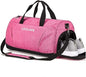 Sports Gym Bag with Wet Pocket & Shoes Compartment for Women & Men