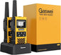 Gaswei G1pro Heavy Duty Walkie Talkies for Adults, Rechargeable Two Way Radios Long Range, 2 watt Emergency Radio, IP67 Waterproof, VOX，Rechargeable, Portable, FRS, Durable, USB Type-c (2 pack)