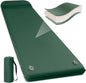 Self Inflating Sleeping Pad for Camping Fast Inflating in 20s Insulated Camping Pad Ultra-Thick Foam Camping Mats Memory Foam Camping Air Mattress with Pillow for Car Camping , Tent, Home,Travel