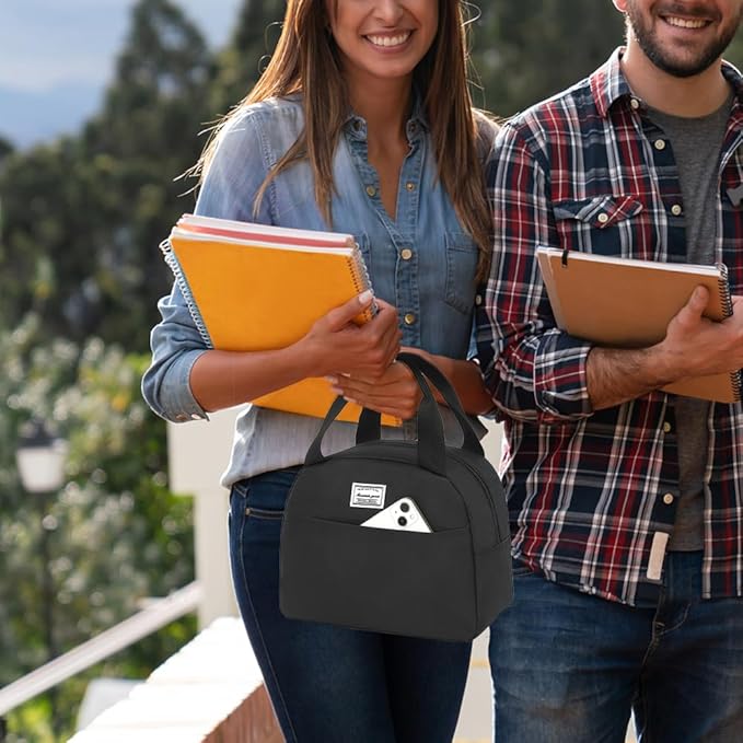 lunch bag women & men, Reusable Insulated Cooler Lunch Box Adult Water Resistant Lunch tote bag for Work Picnic Beach or Travel