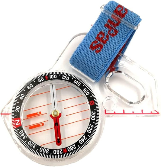 KanPas MA-40-FS Thumb Orienteering Compass: Acrylic, Shockproof & Waterproof