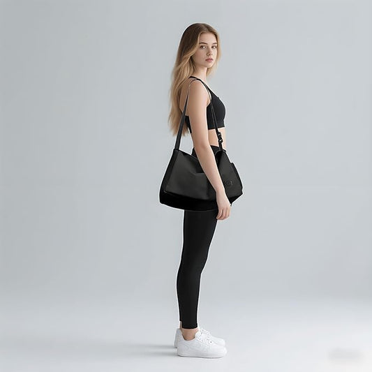 Small Gym Bag for Women Sports Duffel Bag with Shoes Compartment, Waterproof Travel Duffel Bag Carry on Bag Overnight Bag Weekender Bags for Workout Swimming Yoga Dance