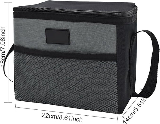 Nanxson 5L Lunch Bag Leakproof Thermal Cooler Lunch Box Adult Waterproof Insulated Lunch Tote Bag (5L,Gray)