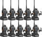 BAOFENG Walkie Talkies BF-888S Two Way Radio Long Range Rechargeable,Portable Radios,Handheld Walkie Talkie for Adults with Flashlight Li-ion Battery and Charger（10 Pack）