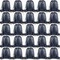 KUUQA 25Pcs Gray Drawstring Bags - String Backpacks for Gym, Sport, Traveling