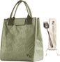 VonNova Insulated Lunch Box for Women, 7L Capacity, Leakproof Lunch Tote Bag, Durable Lunchbox made from Tyvek Material, Adult Cooler Bag for Work, Picnic, Travel and more (Olive Green)