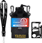 Ham Radio Holder for Baofeng UV-5R Radio Holster Duty Belt & Card Multitool Belt Pouch Compatible with Baofeng BF-F8HP, UV5RUSH, UV-5R, UV-82, UV-H5 Case for Two Way Radio & Prepper Tool