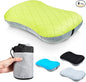 Suzile 4 Pcs Camping Pillows with Removable Cover Sleeping Lightweight Inflatable Pillows Washable Backpacking Pillow with 4 Pcs Carry Bags for Neck Lumbar Support Camping Hiking Backpacking Travel