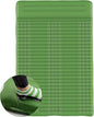 Double Sleeping Pad for 2 Person, Self Inflating Camping Mattress with Pillow, Portable Camping Bed Built-in Foot Pump for Backpacking, Hiking & Travel - Mat Carry Bag
