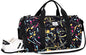KAMO Travel Duffle Bag, Weekender Bags for Women with Shoe Compartment, Gym Bag for Women with Wet Pocket Workout Dance Tote Bag Personal Item Travel Bag with Trolley Sleeve