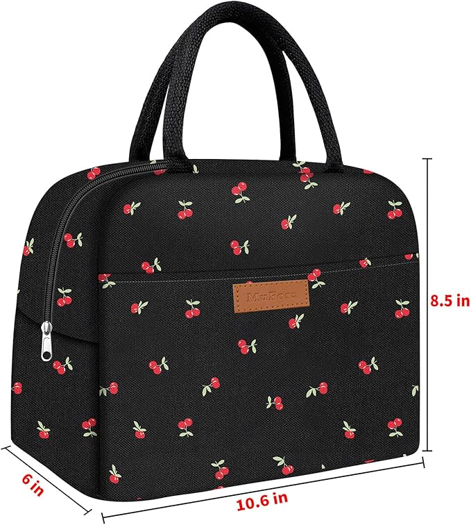 Cute Lunch Bag Women with Placemats, Insulated Lunch Box for Women, Placemats Keep Clean and Hygienic Durable Leakproof Thermal Bag High Capacity for Travel Picnic Insulated Lunch Bag