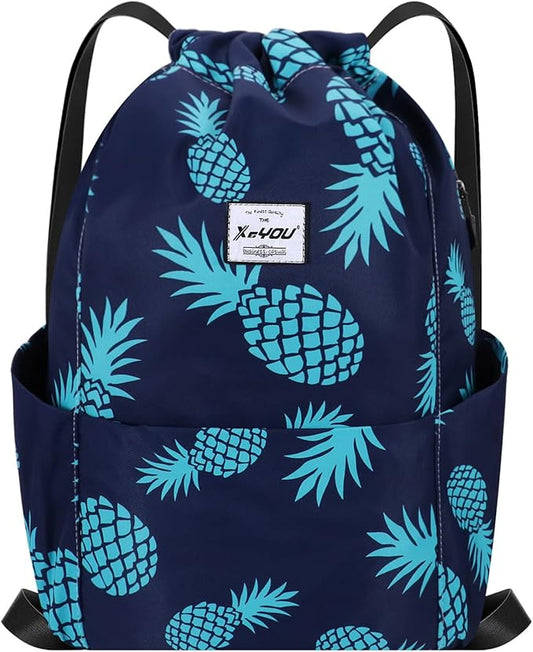 XEYOU Drawstring Sports Backpack Lightweight Gym Yoga Sackpack Shoulder Rucksack Casual Outdoor Daypack for Women and Men