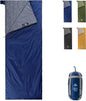 Naturehike Lightweight Sleeping Bag - Compact, Ultralight, Envelope Backpacking Bag - Portable, Waterproof, Comfortable With Compression Sack for 3 Season Camping, Traveling, Hiking