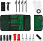 Adventfortis USA: 25 Piece Ultimate Summer Camping Essentials kit, Fully Equiped Tent Repair kit, Heavy Duty Tent Stakes, Multifunction Camping Hammer, Repair Patches.