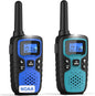 Wishouse Walkie Talkies for Adults-2 Way Radio Long Range,Hiking Accessories Camping Gear Gift for Kids with Flashlight,SOS Siren,NOAA Weather Alert,VOX,22 Channel,Easy to Use(No Battery No Charger)