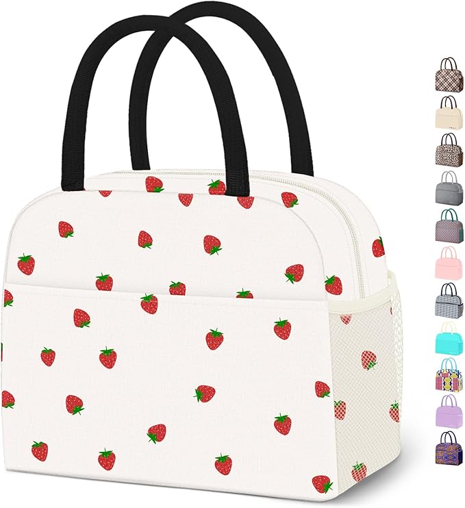 Lunch Bag Lunch Box for Women Men Reusable Insulated Lunch Tote Bag, Handbags Case High Capacity for Travel Work Picnic