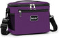 BEIMILY Lunch Box for Men/Women,Small Insulated Lunch Bag,Reusable LunchBox for work Picnic Beach,Leakproof Soft Cooler Tote Bag Organizer with Adjustable Shoulder Strap for Adults(Dark Purple)