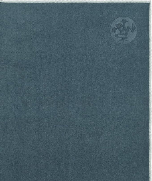 Manduka eQua Yoga Mat Towel - Quick Drying Microfiber, Lightweight, Easy for Travel, Use in Hot Yoga, Vinyasa and Power, 72 Inch (182cm)
