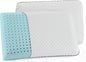 WEEKENDER Gel Memory Foam Pillow - Queen Size - 2-Pack - Medium Plush Feel - Neck & Shoulder Support - For Back, Side, & Stomach Sleepers - Home, Hotel, & Hospital Essentials