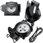 Hiking Compass with Clinometer, Strong Magnetic Intensity 3000 Gauss Military Lensatic Sighting Compass with Lanyard & Pouch, Survival Compass for Hiking Camping Hunting Outdoor (Black)