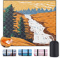 Picnic Blankets Waterproof Sandproof 60x80 Outdoor Portable Lightweight Extra Large Family Beach Blanket Camp Mat for Travel Foldable Outside Lawn Camping Essentials Mats for Grass