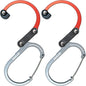 GEAR AID HEROCLIP 360° Swivel Carabiner Gear Clip and Hook (Medium) for Camping, Backpack, Suitcases and Garage Organization