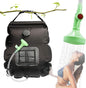 LYOUMEIT Solar Shower Bag 5 Gallon, Portable Shower for Camping, Camping Shower Bag, Solar Heating Shower Bag with Removable Hose and On-Off Switchable Shower Head