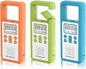 Rechargeable Walkie Talkie for Long Range 3 Pack,with FM/NOAA, Weather Alert, LED Flashlight,Hook Design,Volume Adjustment, Ldeal for Survival Biking Hiking Camping (Blue Green Orange)