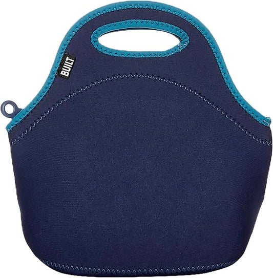 Built Gourmet Getaway Neoprene Lunch Bag - Insulated, Reusable, & Machine-Washable Lunch Tote for Hot and Cold Food Storage, Lightweight & Reusable - One Size (Celestial Blue)