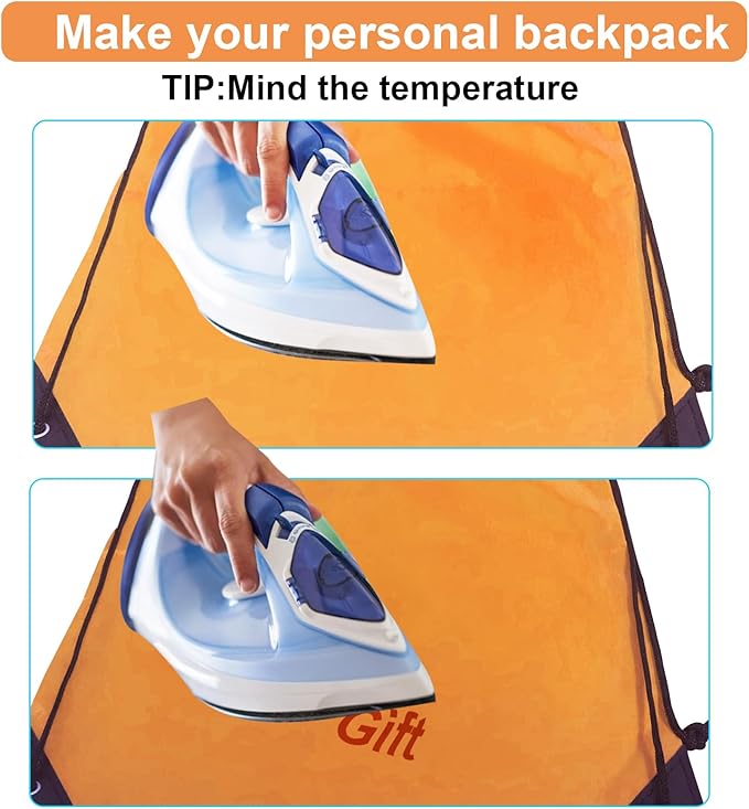 Drawstring Bags Bulk 14 Pcs Drawstring Backpack Bulk Cinch Bag Sackpack for Men Women Gym (Orange)