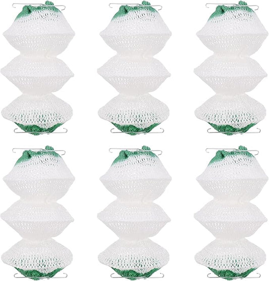DIVINA VITAE 6Pack Lantern Mantles 3-Layer Gas Lamp Mantles with 2 Install Clip, Propane Lantern Mantles for Outdoor Camping Lights Gas Lantern Kerosene Lantern