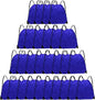 Drawstring Bags 28 PCS Drawstring Backpack Bulk String Backpack Cinch Bag Sackpack for Men Women Gym (Navy Blue)