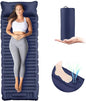 EULANT Self Inflating Camping Sleeping Pad with Pillow, Thick Inflatable Sleeping Pad with Built-in Pump, Ultralight Camping Air Mattress, Waterproof Sleeping Mat for Camping Backpacking Hiking Tent
