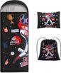 Sleeping Bag for Kids Girls Boys, Warm Weather Sleeping Mat with Pillow for Camping Backpacking Hiking Daycare School Travel, Ultralight, Durable, Water-Resistant, Easy Carry and Pack