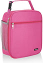 Lunch box Lunch bag for men women Insulated Lunchbox Lunch bags for Work Picnic Travel (Rosy)