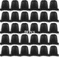KUUQA 50Pcs Black Drawstring Backpack Bag Sack Drawstring Bags Bulk String Bags Storage Bags for Sport Gym Traveling