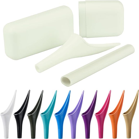 SHEWEE Extreme Female Urinal - Made in The UK - Reusable and Recyclable Urination Device. Festival, Camping, Car and Hiking Essentials for Women. Includes Travel Case and Extension Pipe - White