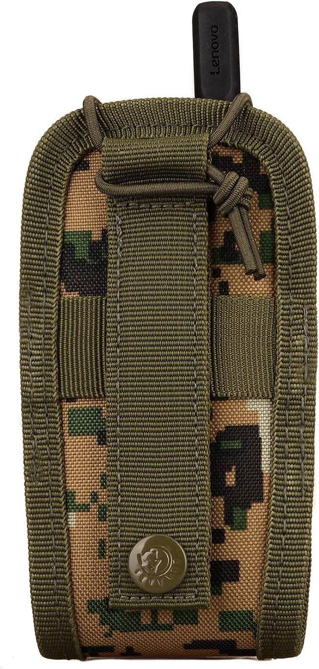 SINAIRSOFT Nylon Radio Holster, Universal Radio Case Lightweight Military Interphone Storage Bag Pouch for Molle System Walkie Talkies Holster Accessories
