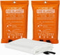 2 Pack Emergency Fire Blanket - Fire-Resistant Safety Blankets for Kitchen, Home, Car, Camping Use - Compact Fire Extinguisher Blanket for Smothering Flames