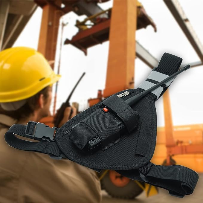 Universal Radio chest harness Tactical Vest Nylon military Vest chest rig Pack Pouch Holster Tactical Harness Walkie Talkie