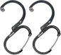 GEAR AID HEROCLIP 360° Swivel Carabiner Gear Clip and Hook (Medium) for Camping, Backpack, Suitcases and Garage Organization