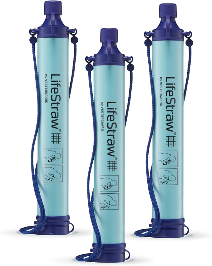 LifeStraw Personal Water Purifier for Hiking, Camping, Travel, and Emergency Preparedness
