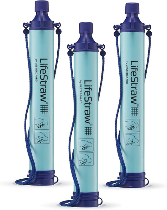 LifeStraw Personal Water Purifier for Hiking, Camping, Travel, and Emergency Preparedness